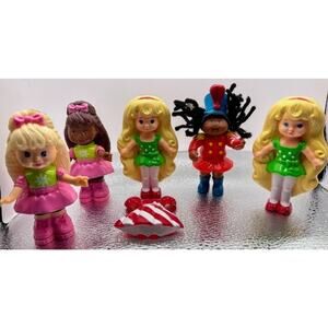 McDonald's Lil Miss Candistripe, Cabbage Patch, Sally Secret, Lot of 5 1990's